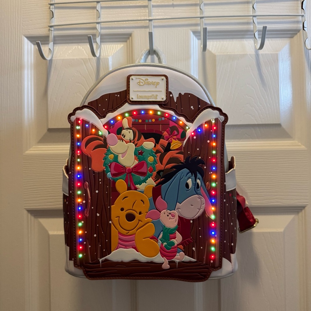 Loungefly Disney Christmas Winnie the Pooh Backpack